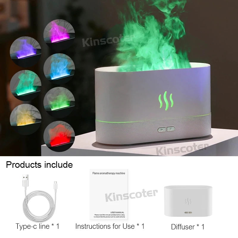 USB Flame Aroma Diffuser
