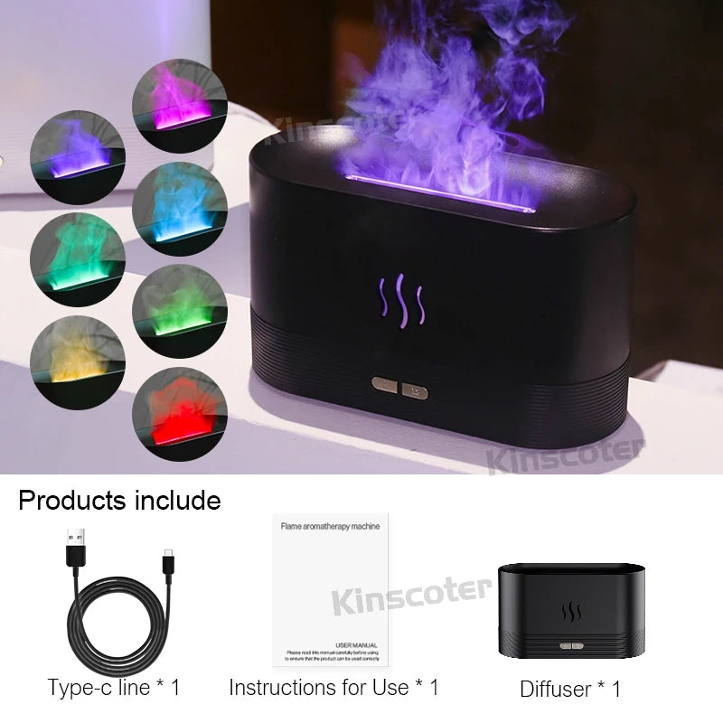 USB Flame Aroma Diffuser