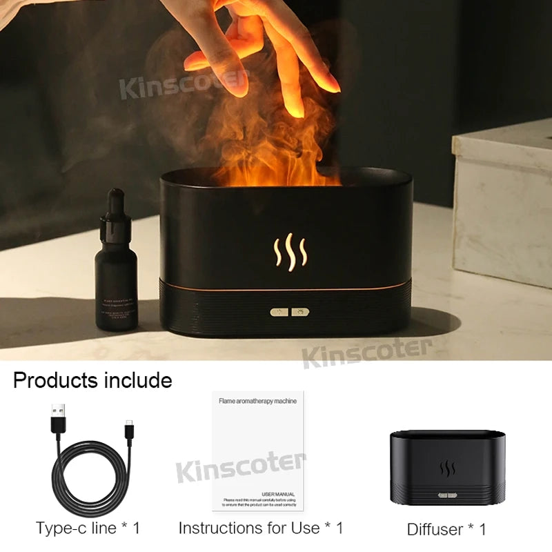 USB Flame Aroma Diffuser