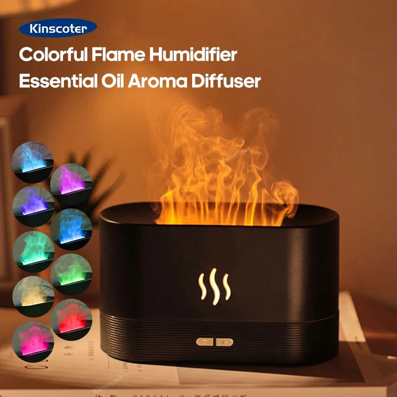 USB Flame Aroma Diffuser