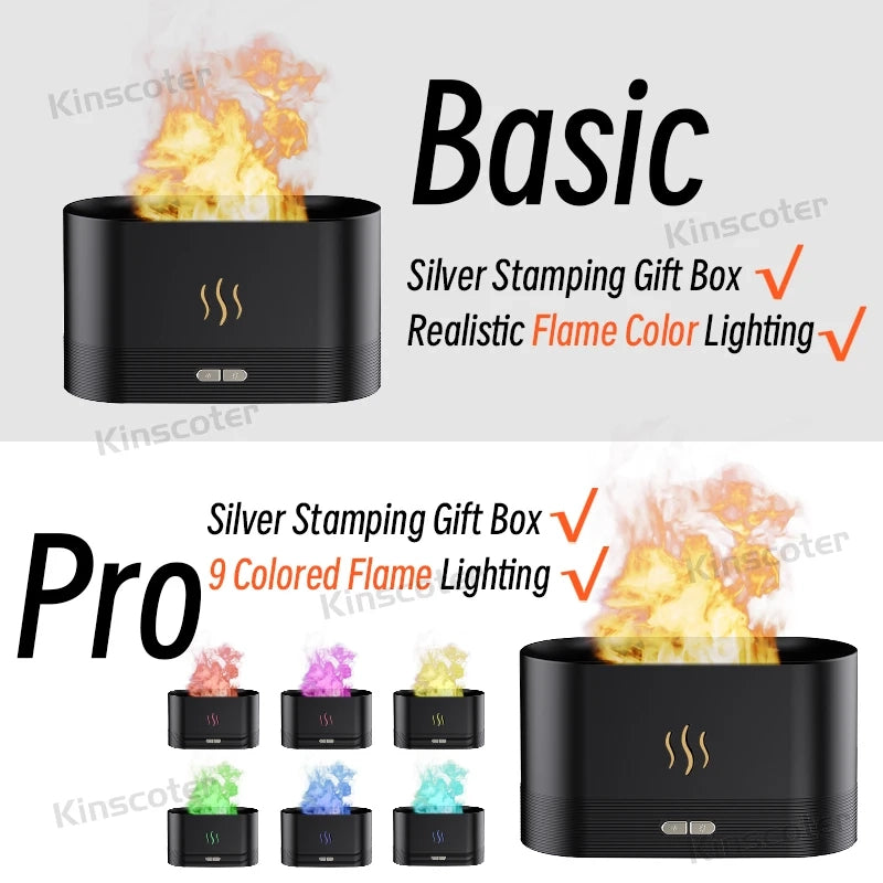 USB Flame Aroma Diffuser