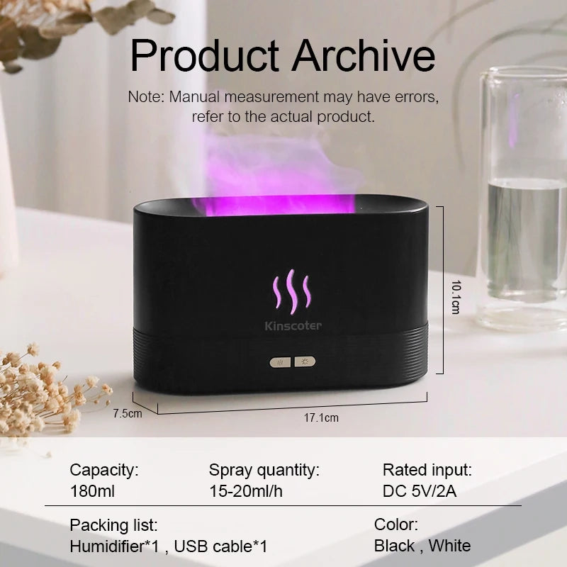 USB Flame Aroma Diffuser
