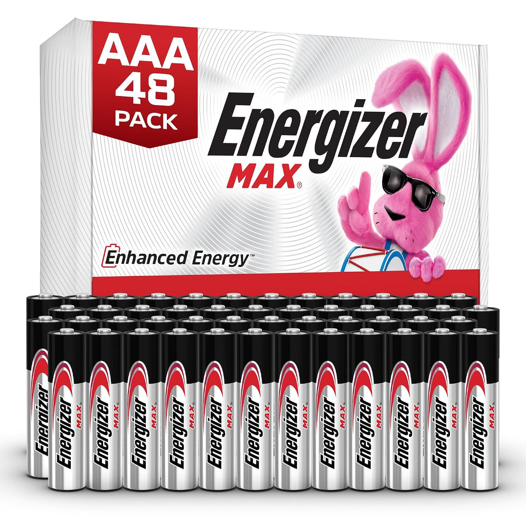 AAA Batteries, Max Triple a Battery Alkaline, 48 Count